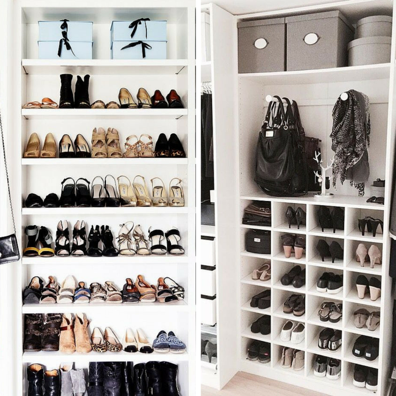 organizzare scarpe cabina armadio organize shoes walk in closet - Ideagroup  Blog