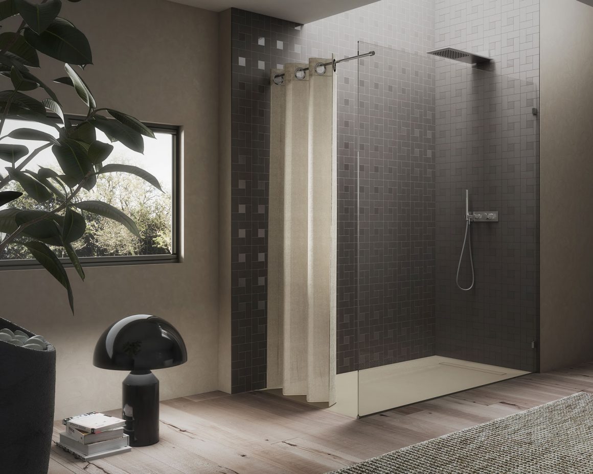 YOSTEV Tenda Da Doccia Natalizia Con Gnomi – 183x183 Cm, Tessuto Poliestere, Decorazioni Bagno