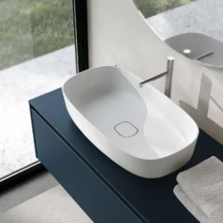 Lavabo Click da appoggio in mineralux o mineralsolid  - Ideagroup