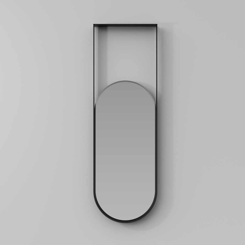 Specchio ovale bifacciale a soffitto Beauty  - Ideagroup