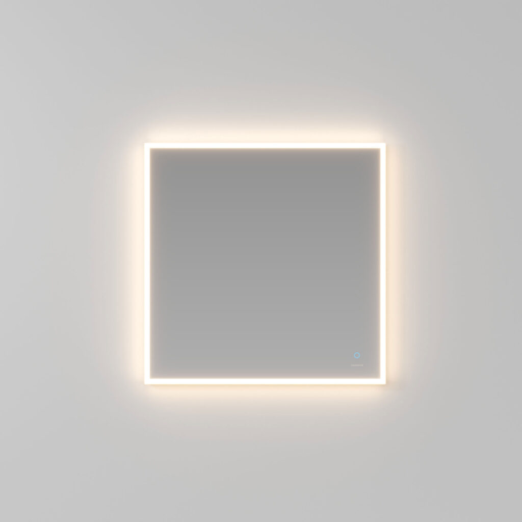 Specchio quadrato Joule con illuminazione  - Ideagroup
