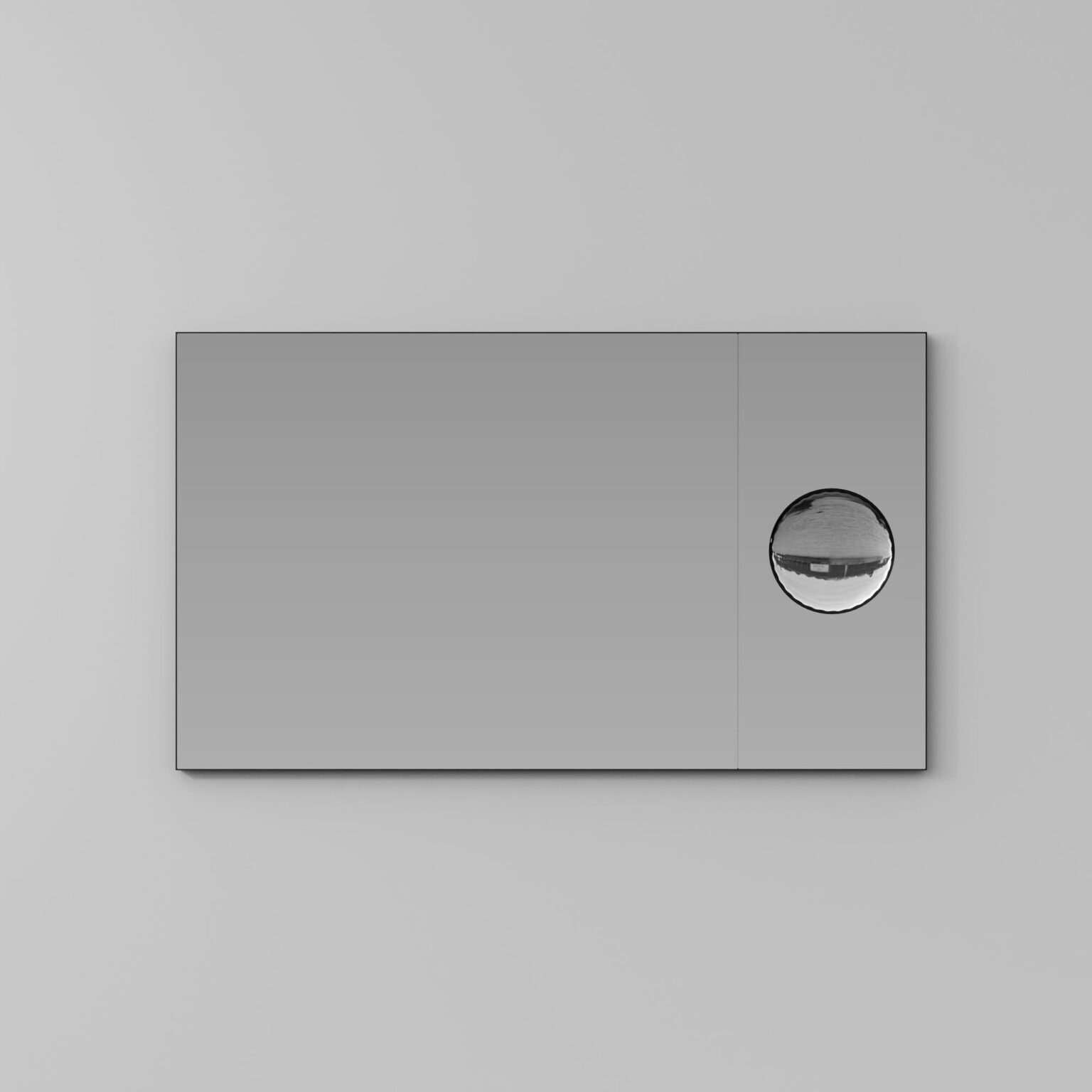 Specchio rettangolare SAT/SAL con telaio in alluminio e specchio  ingranditore - Specchiere, Specchi rettangolari - Ideagroup