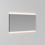 Specchio rettangolare Dual H. 70 con illuminazione integrata  - Ideagroup