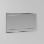 Specchio rettangolare Prisma con telaio in alluminio   - Ideagroup