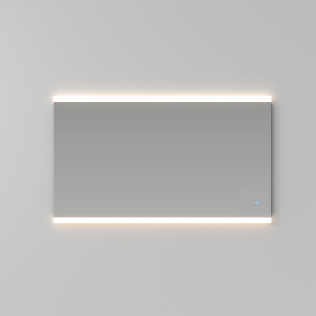 Specchio rettangolare Dual Touch H. 70 con illuminazione integrata  - Ideagroup