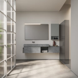 Specchio rettangolare Frame con telaio in alluminio  - Ideagroup