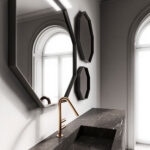 Specchio ottagonale Ottagono con telaio in alluminio  - Ideagroup