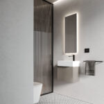 Specchio rettangolare Side retroilluminato a led  - Ideagroup