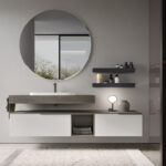 Lavabo Alveo da incasso soprapiano in ceramica  - Ideagroup