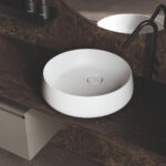 Lavabo Beauty da appoggio in cristalplant  - Ideagroup