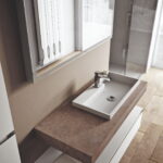 Lavabo Cubik incasso soprapiano in aquatek  - Ideagroup