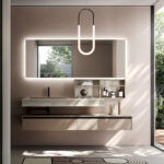Lavabo Elite da incasso soprapiano in mineralux o mineralsolid  - Ideagroup