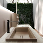 Lavabo Elite da incasso soprapiano in mineralux o mineralsolid  - Ideagroup