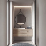 Lavabo Elite da incasso soprapiano in mineralux o mineralsolid  - Ideagroup