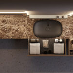 Lavabo Pool da appoggio in ceramica  - Ideagroup