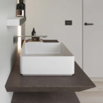 Lavabo Riva06 da appoggio in cristalplant  - Ideagroup