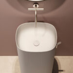 Lavabo Saturno freestanding in cristalplant  - Ideagroup