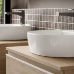 Lavabo Sindy tondo da appoggio in ceramica  - Ideagroup