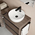 Lavabo Sindy tondo da appoggio in ceramica  - Ideagroup