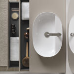 Lavabo Sindy ovale da appoggio in ceramica  - Ideagroup