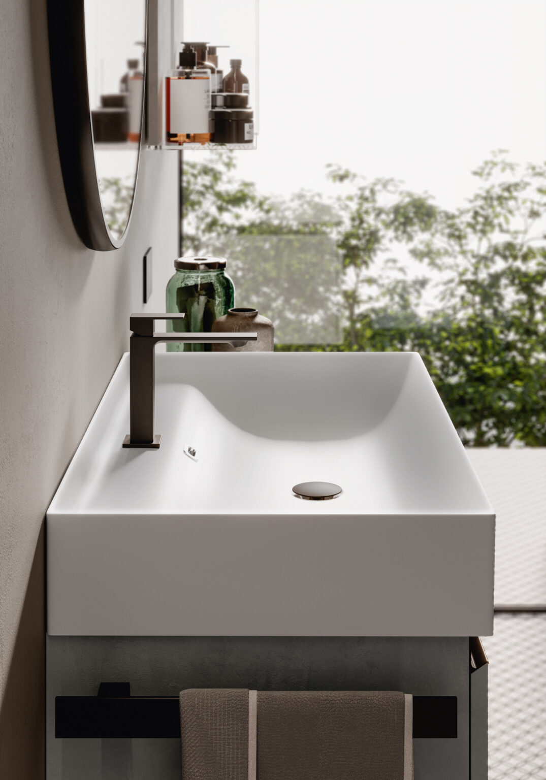 Lavabo Angolo Ceramica Bianco - Con Rubinetto E Appendiabiti, Per Bagni Piccoli - Foto 10