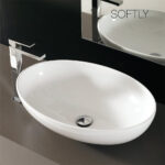 Lavabo Softly da appoggio in ceramica  - Ideagroup