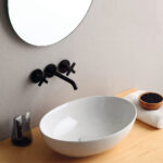 Lavabo Mini-Softly da appoggio in ceramica  - Ideagroup