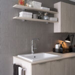 Lavatoio York a incasso in ceramica  - Ideagroup