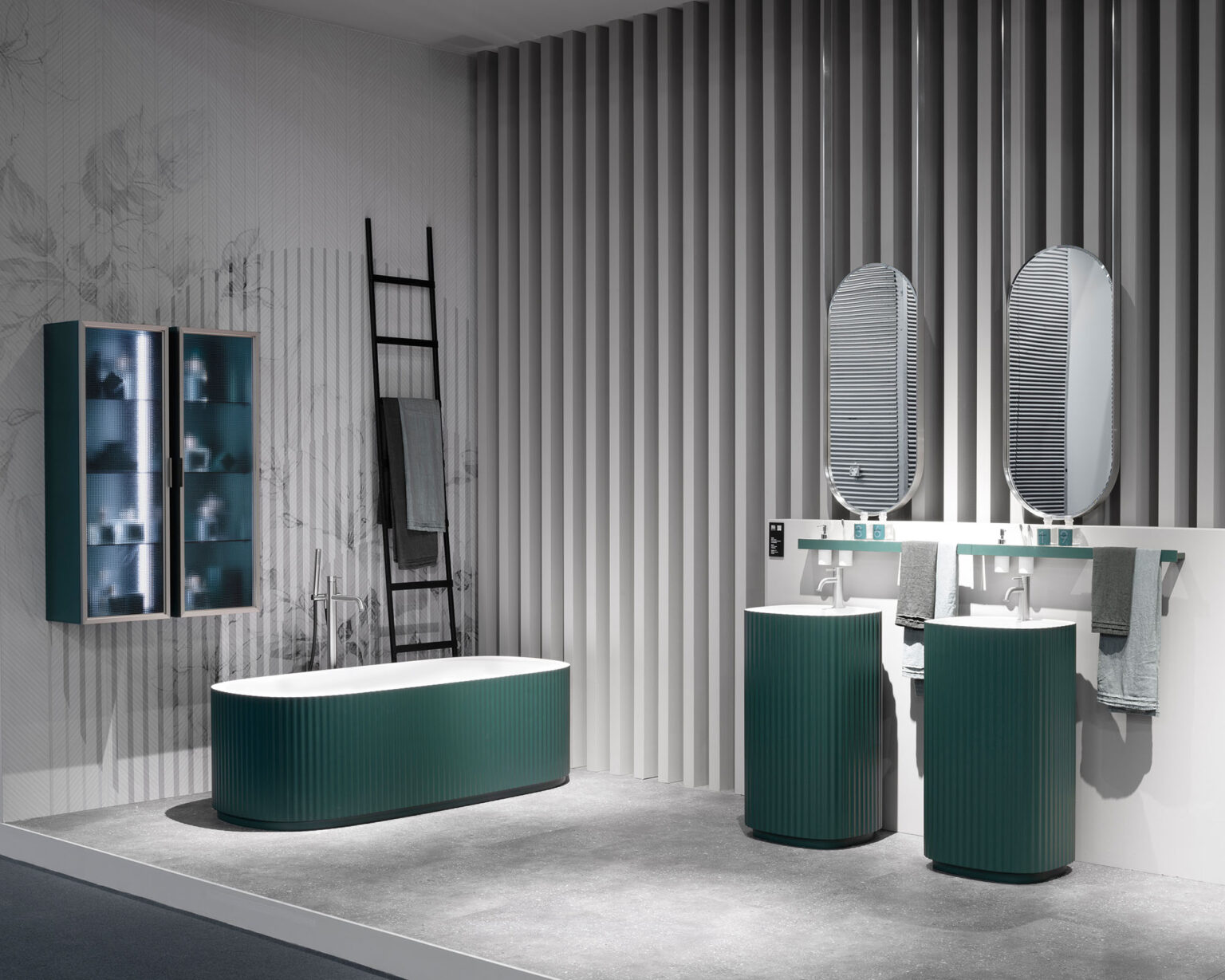 Una nuova palette colori per il bagno