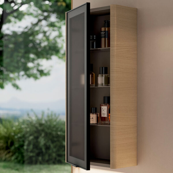 Pensili e colonne in vetro acidato o a specchio