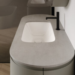 Lavabo Alveo-S sottopiano in Ceramica  - Ideagroup