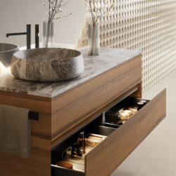 Lavabo Beauty da appoggio in Marmo Naturale  - Ideagroup