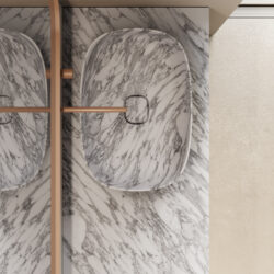 Lavabo Click da appoggio in Marmo Naturale  - Ideagroup