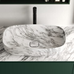 Lavabo Click da appoggio in Marmo Naturale  - Ideagroup