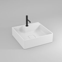 Lavabo Seventy rettangolare da appoggio in Aquatek o Aquagel  - Ideagroup