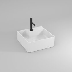 Lavabo Seventy rettangolare da appoggio in Aquatek o Aquagel  - Ideagroup