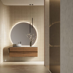Specchio decorativo Platea retroilluminato  - Ideagroup