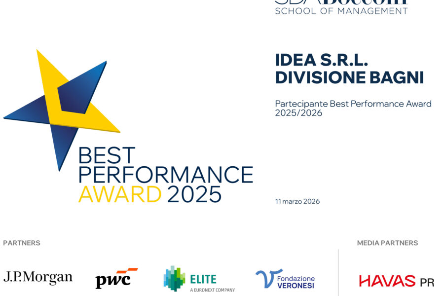 Ideagroup al Best Performance Award SDA Bocconi 2025/26