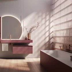Specchio decorativo Ninfea retroilluminato  - Ideagroup