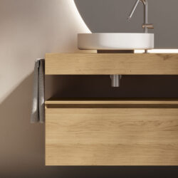 Lavabo Halo da appoggio in Cristalplant  - Ideagroup
