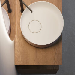 Lavabo Halo da appoggio in Cristalplant  - Ideagroup