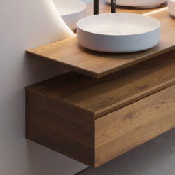 Lavabo Halo da appoggio in Cristalplant  - Ideagroup