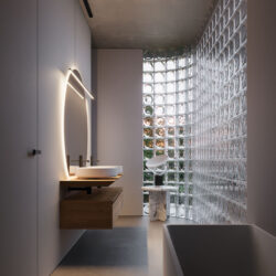 Lavabo Halo da appoggio in Cristalplant  - Ideagroup