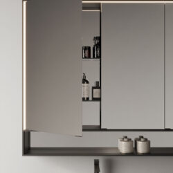 Specchio rettangolare contenitore Multiplo due o tre ante  - Ideagroup